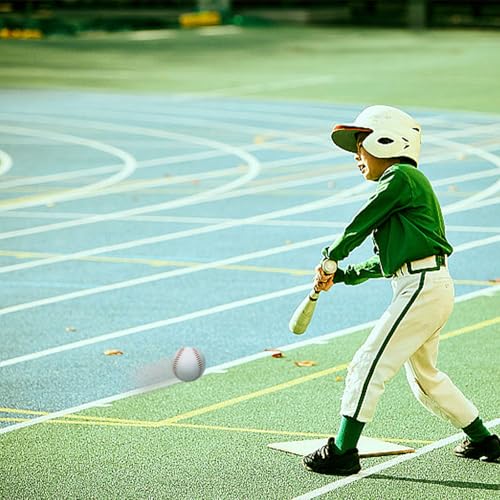 Foam Baseballs, 9 Inch Soft Baseballs Training Pitch Stress Ball with Drawstring Bag - color: White 4Pack