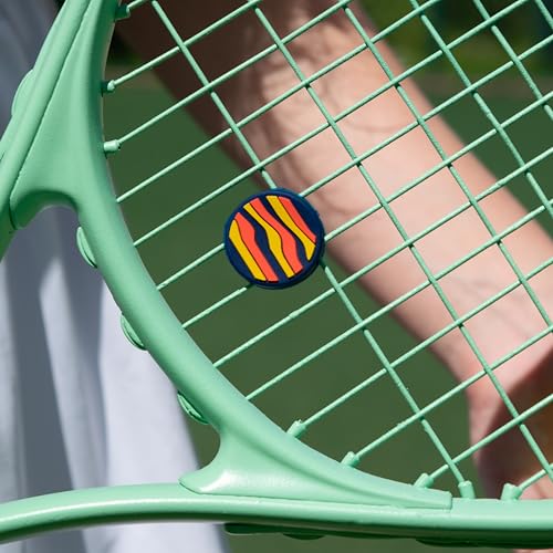 Get A Grip Tennis Dampeners β Vibration Dampener for Tennis Rackets β Shock Absorbing, Reduce String Vibration & Improve Feel β Fun, Colourful, Retro Designs β Tennis Accessories Gift - color: Good Vibes Only