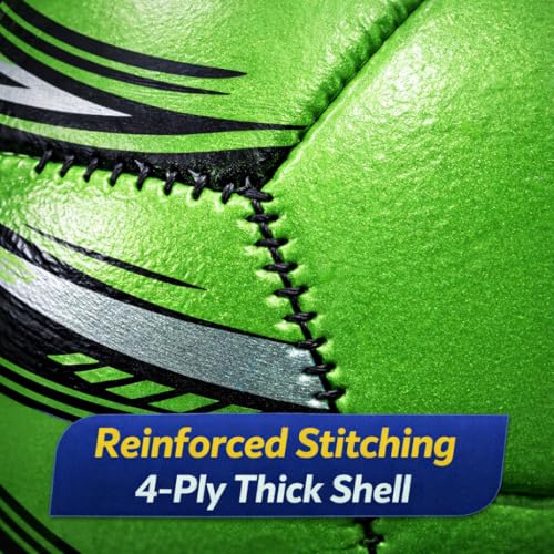 Western Star Soccer Ball Helix- Size 3 4 5 - Official Match Grade Soccer Balls - Attractive and Durable Design