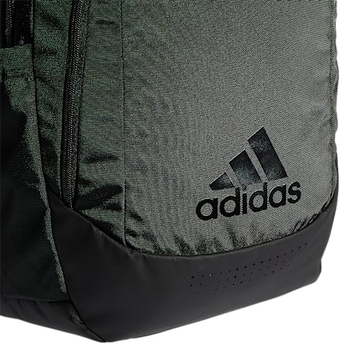 adidas Defender Sports Backpack with Shoe Compartment, Soccer Bag - color: Black/Black