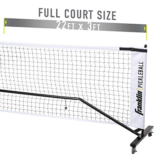 Franklin Sports Portable Outdoor Pickleball Net - Regulation Size 22' Foot Net with Travel Bag - style: Official Size Net with Wheels
