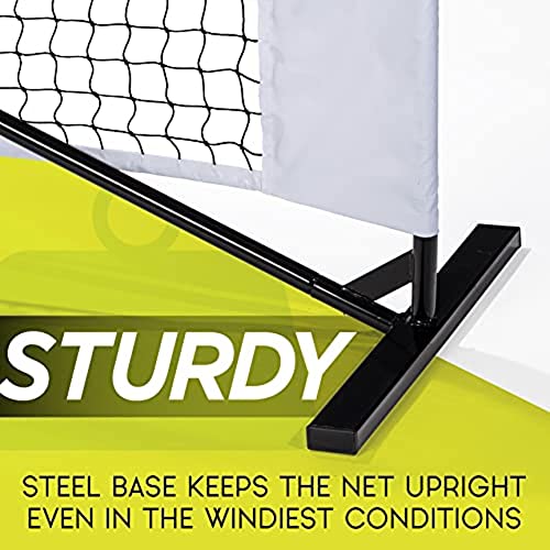 Franklin Sports Portable Outdoor Pickleball Net - Regulation Size 22' Foot Net with Travel Bag - style: Net with Paddles/Balls