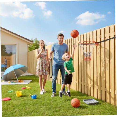 Basketball Hoop Wall Mount 18" Basketball Rim Replacement Hoop Rim Replacement Heavy Duty Wall Mount with Dual Spring Shock Absorption.
