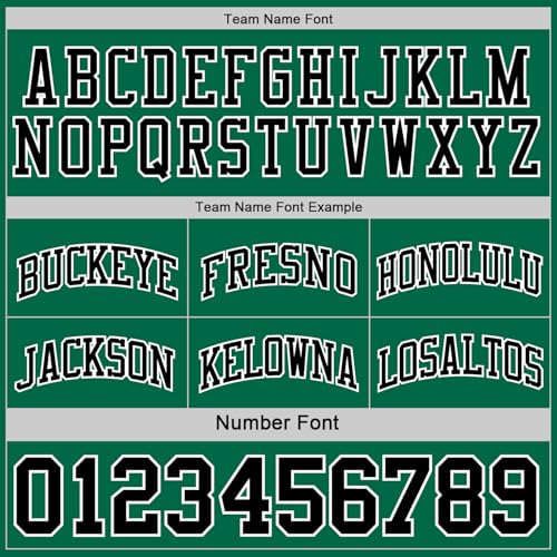Custom Reversible Basketball Jerseys Men Youth, Personalized Sports Shirts Team Uniforms Printed Name Logo Number - color: Green and Black