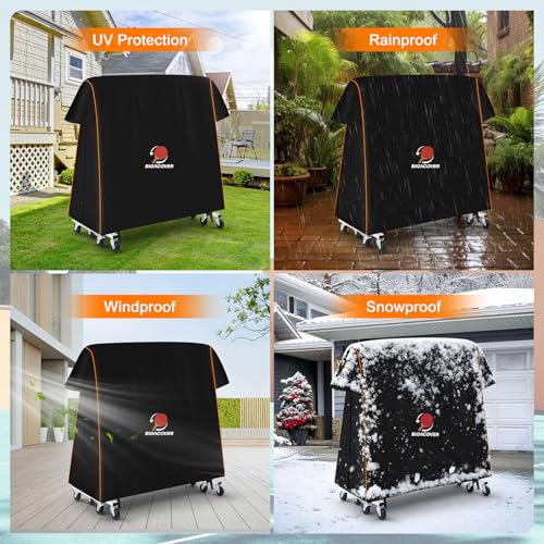 Ping Pong Table Cover Outdoor Waterproof, Premium Table Tennis Table Cover with PU Coating , All Weather Protection for Foldable Standard 9x5 Ft Tables