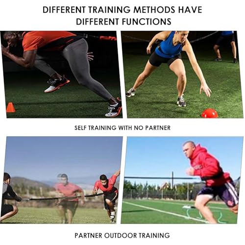 Speed Agility Training Equipment, 80lb Resistance Band Set to Improve Power, Strength, Focus Full Body Workout for Football, Basketball, Soccer, Tennis, Running, Jumping