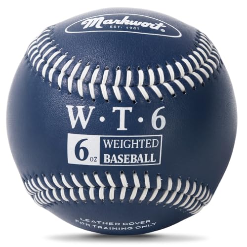 Markwort Weighted 9-Inch Baseballs-Leather Cover (Individually Boxed) - color: Navy