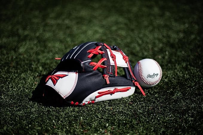 Easton | PROFESSIONAL YOUTH Baseball Glove | 10" | LHT | Navy/White/Red | I Web | PY10BR