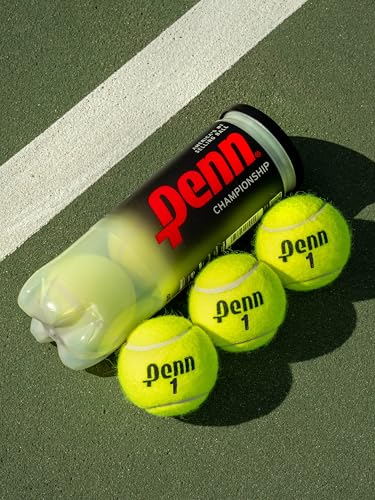Penn Championship High Altitude Tennis Balls - Extra Duty Felt Pressurized Tennis Balls, 12 Can, 36 Balls