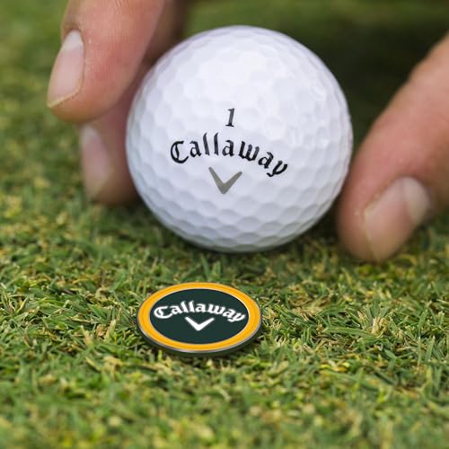 Callaway 4-in-1 Golf Divot Repair Tool - color: Green/Yellow