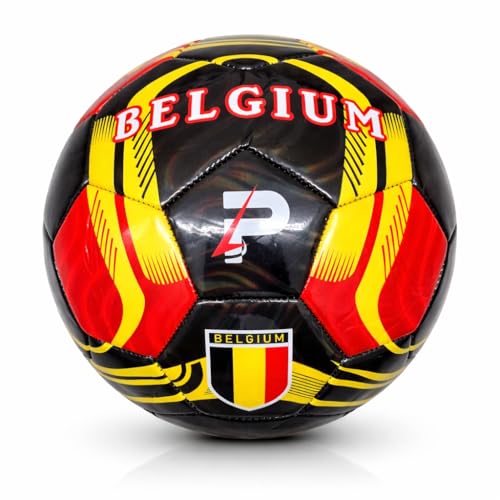 Country Training Soccer Ball: World Edition - size: 5, style: BELGIUM