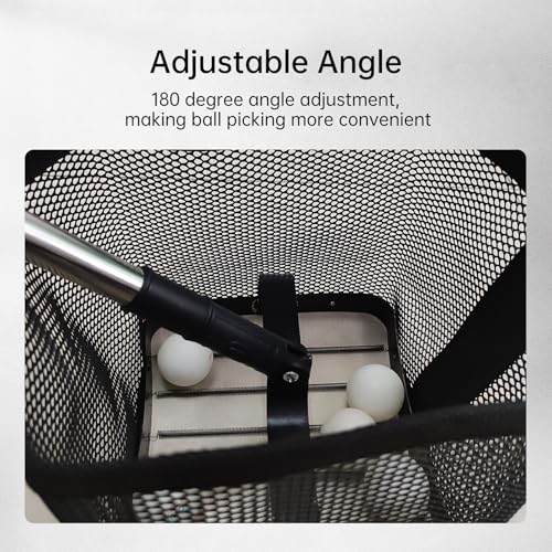 PONGBOT Table Tennis Ball Picker Retractable Ping Pong Ball Collector-Can Store 150+ Balls