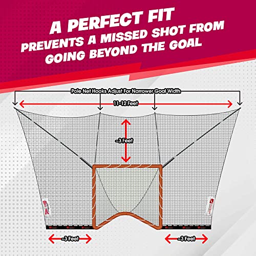 Lax Dog Lacrosse Goal Ball Return/Retriever Insert for Lacrosse Goals by Goal Sports Innovation, A Lacrosse rebounder for Shooting Training Practice