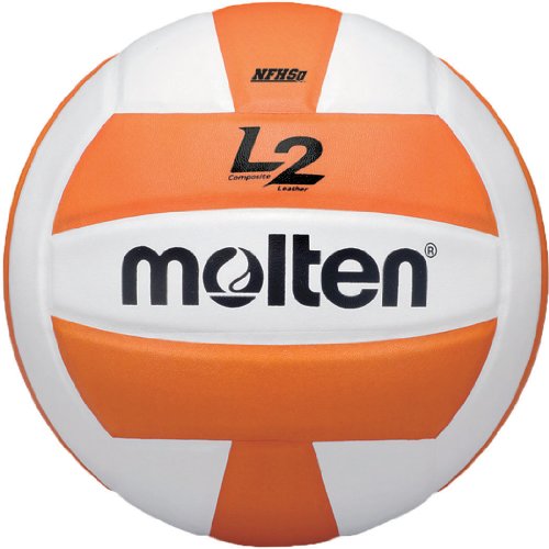 Molten L2 Volleyball, NFHS Approved - color: Orange