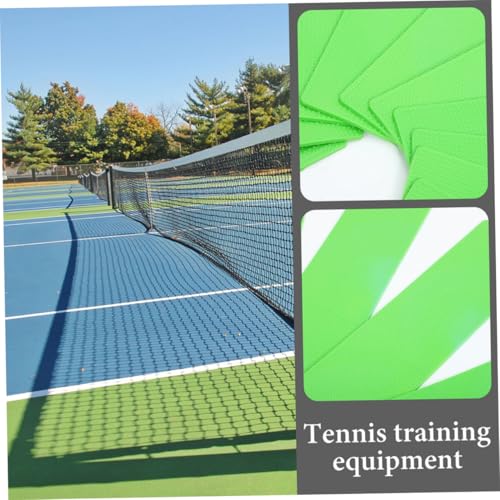 Toyvian 6Pcs Court Marker Kit Flat Spot Markers for Sports Training for Soccer Basketball Volleyball and Badminton Multi User Agility Training