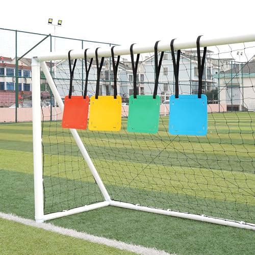 Soccer Goal Shooting Target Discs Sports Goal Reactive Agility Training: Enhance Accuracy and Agility for Lacrosse, Hockey, Soccer, Baseball