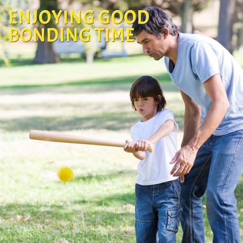 12 Pack Yellow Dimpled Practice Baseballs - 9-Inch Pitching Machine Balls for Baseball Training, Hitting & Fielding Practice, Hand-Eye Coordination Development