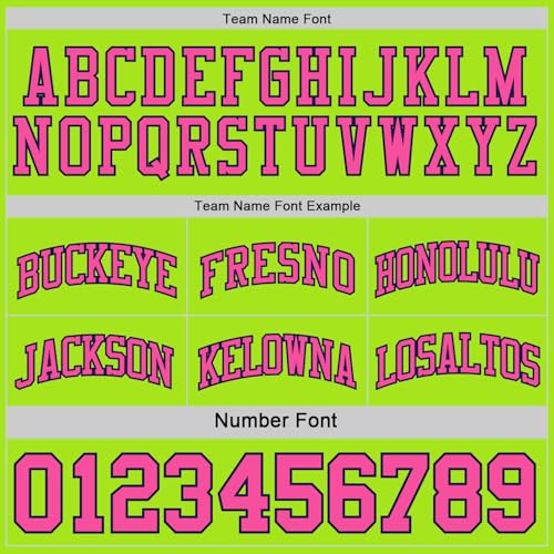 Custom Reversible Basketball Jerseys Men Youth, Personalized Sports Shirts Team Uniforms Printed Name Logo Number - color: Navy Blue and Fluorescent Green - Pink