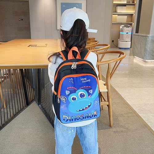 CHERUBIC Kids Toddler Cute Backpack Little Cartoon Travel Lightweight Bag Daypack For 3 Girls Boys (Dinosaur Blue) - color: Dinosaur Blue, size: Small-12"H