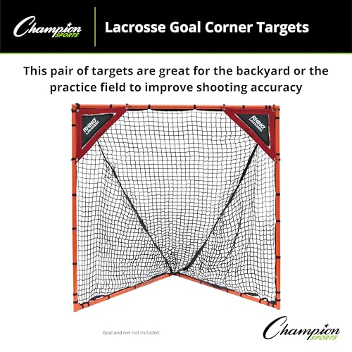 Champion Sports Lacrosse Goal Target - Available in Multiple Designs - style: Corner Goal Targets