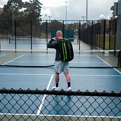 PROLITE Tour XL Pickleball Bag | Men's and Women's Pickleball XL Backpack | Adjustable Straps | | Lime Green/Hot Pink/Blue - color: Hot Pink