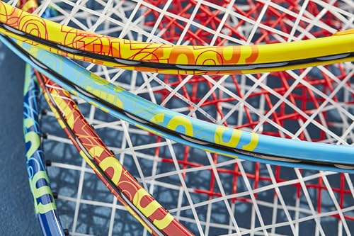 Wilson US Open Jr Tennis Racket, for Kids, Aluminium, Blue/Green, 21
