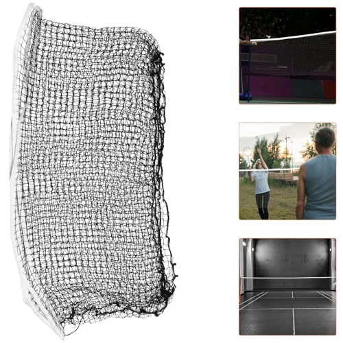 DECHOUS Portable Badminton Net 6.1m with Black Edging Outdoor Sports Training Net for Garden and Backyard Games for Badminton Volleyball and Pickleball