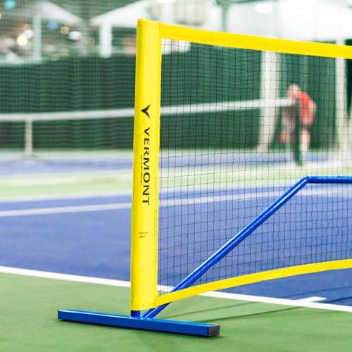 Vermont Procourt Combi Net | Net for Tennis, Badminton, Pickleball & Soccer-Tennis | Portable Badminton Set | Mini Tennis & Badminton Sets for Backyards - color: 10ft Wide