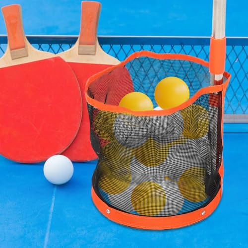 POPETPOP Table Tennis Ball Picker Adjustable 39-Inch Long Handle Lightweight Sports Ball Collector Convenient Table Tennis Tool for Practice and Game