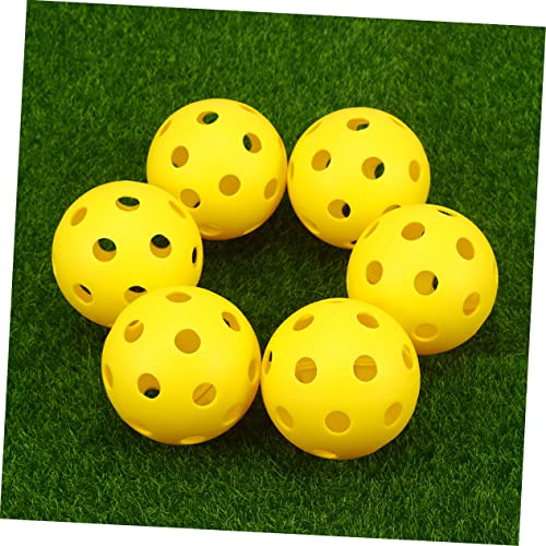 Indoor Golf Practice Balls Durable Hollow Design for Consistent Flight for Golfing and Space Use