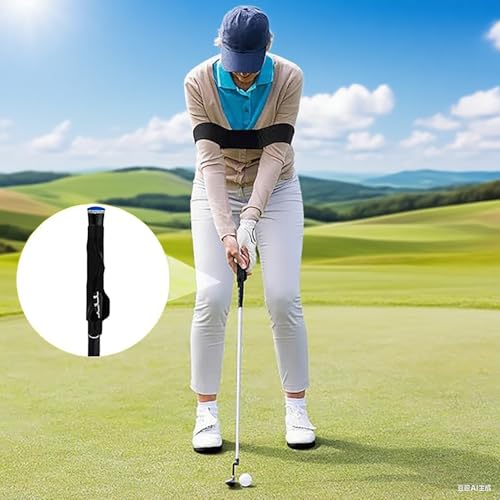 Golf Grip Trainer ,Swing Correcting Arm Band ,A Golf Swing Aid for Beginner ,Adjustable Hand Position Training Tool ,Golf Swing Mechanics Corrector ,Golf Swing Trainer