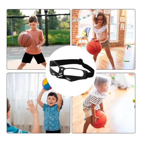 Dribbling Goggles Basketball 2PCS Lightweight Player Glasses - Basketball Practice Accessories for Youth Adults Kids - color: Red