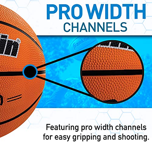 Franklin Sports Grip-Rite Indoor + Outdoor Rubber Basketballs - Official Size 29.5" Inch + 28.5" - Men's + Women's - size: Official - 29.5"