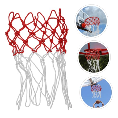 Toddmomy 2pcs Heavy Duty Basketball Net Thick Outdoor Basketball Frame Replacement and Wear-Resistant Fits Standard Hoops for Indoor and Outdoor Use