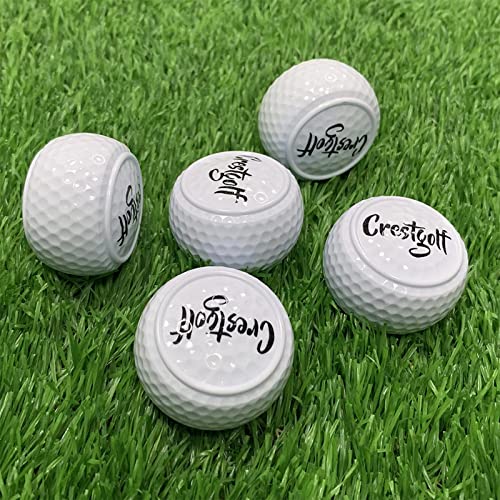 Youngy Flat Shaped Golf Ball Putting Training Aid Portable Golf Practice Ball Lightweight Golf Training Balls Accessories