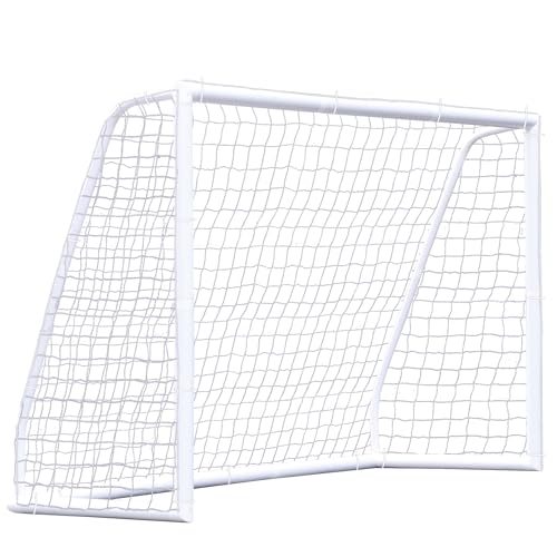 HomGarden Portable Soccer Goal for Backyard,12x6 / 10x6.5 / 8x5ft /6x4 Full Size Soccer Goals for Kids Adults Soccer Net Backyard Soccer Goals - size: 8×5 ft