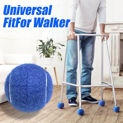 Tennis Balls for Walkers, Pre Cut Walker Glide Balls for Chairs, Desks, Furniture Legs and Floor Protection, Heavy Duty Long Lasting Felt Pad Glide Coverings - color: Pink-4PCS