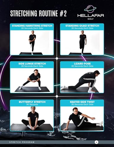 Golf Swing Speed Training Sticks | Increasing Club Head Speed and Distance | 6 Month Swing Stick Training Program | Includes 3 Weighted Golf Speed Sticks w/Bonus Stretch Program