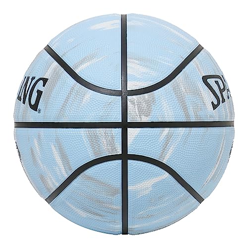 Spalding Basketball Basic No. 7 Rubber Marble - color: blue