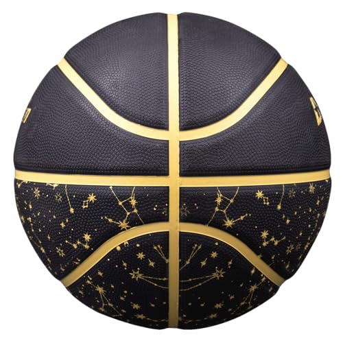 Baden | Legend Court Canvas | Creative Design Outdoor Rubber Game Basketball | Youth & Adult Size 5,6,7 - color: Shining Star, size: Size 5 (27.5")