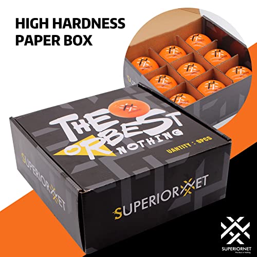 9 Pack 3" Weighted Training Baseballs & Softballs / 16 oz Heavy Balls for Hitting and Pitching