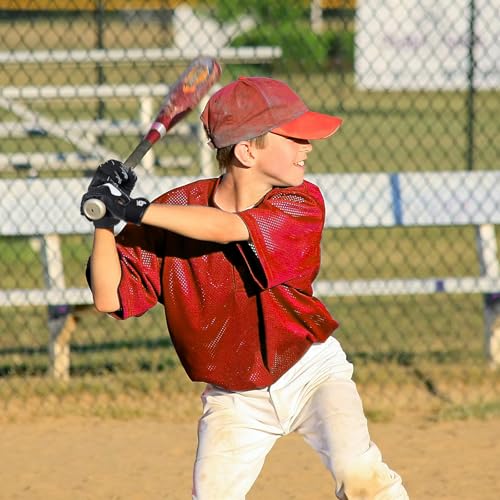 Kids Baseball Batting Gloves Youth Super Grip Softball/Teeball Gloves for Boys Girls