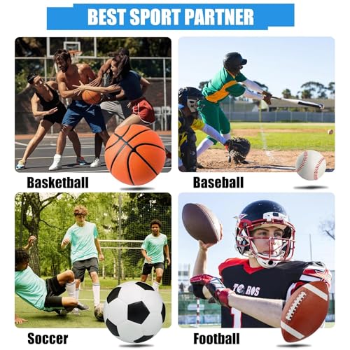WOLT Basketball Backpack, Basketball Bag for Men with Shoes Compartment, Sports Backpack for Baseball, Soccer, Football