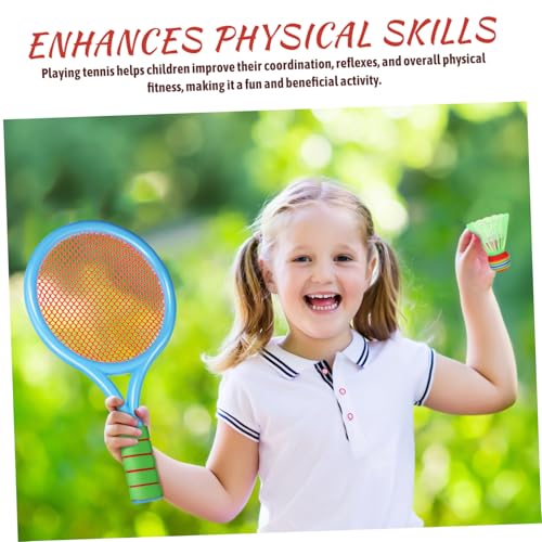 1Set Badminton Racket with Rackets for Sports Kit for Boys and Enhances Coordination Physical Skills