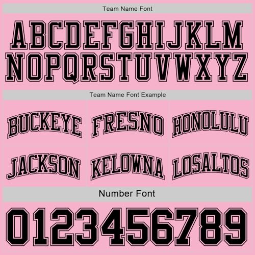 Custom Reversible Basketball Jerseys Men Youth, Personalized Sports Shirts Team Uniforms Printed Name Logo Number - color: Light Pink and Black