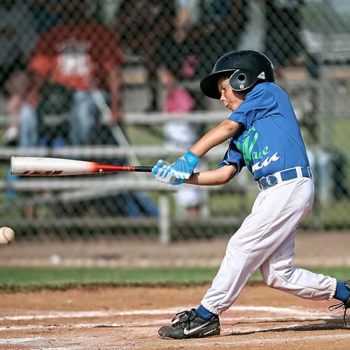 Youth Baseball Batting Gloves,Kids Super Grip Softball/Teeball Gloves for Boys and Girls - color: Blue/White, size: Youth XS/S(5.5-6in)