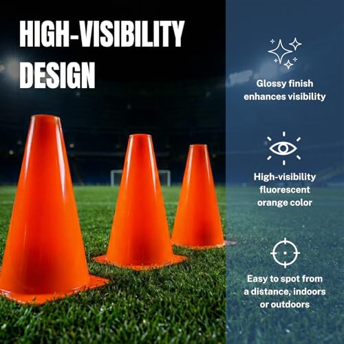 GSi 7" Marker Cones – Sports Training & Field Practice Cones