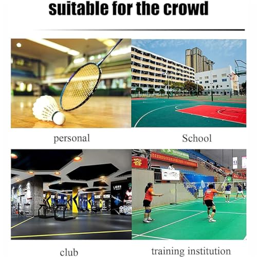Badminton Serving Machine, Automatic Badminton Launcher, Badminton Trainer Robot with Intelligent Remote Control, for Home Solo Practice and Competition Training,A - size: A