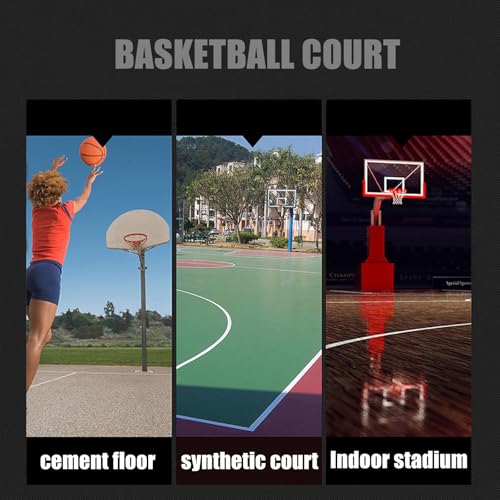 MINDCOLLISION Size 5/6/7 No Logo Basketball, Solid Color Basketball, Can Be Used for Autographs, Clubs, Training, Event Prizes - size: size 6