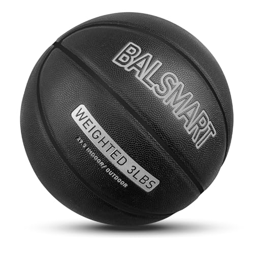 3 LBS/2.2 LBS Weighted Basketball 29.5"/28.5" for Training Outdoor Indoor - Heavy Training Basketball for Improving Ball Handling Passing and Rebounding